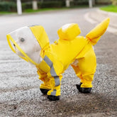 Full-coverage raincoat with back bag