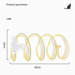 Folding Cat Tunnel Pet Toys